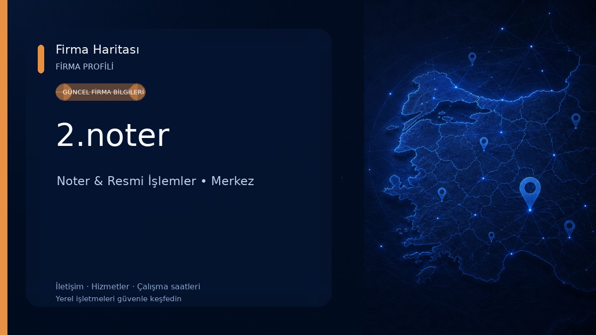 2.noter Noter & Resmi İşlemler