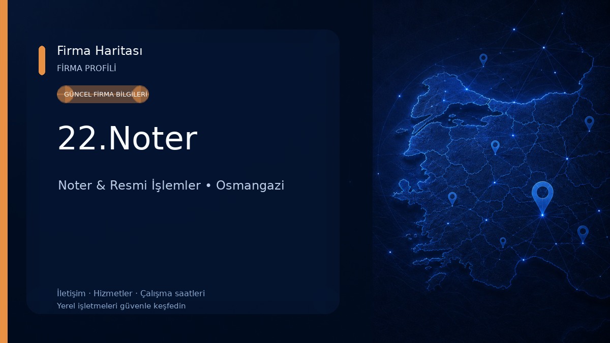 22.Noter Noter & Resmi İşlemler