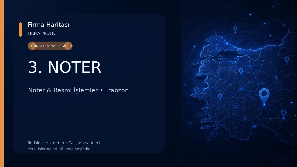 3. NOTER Noter & Resmi İşlemler