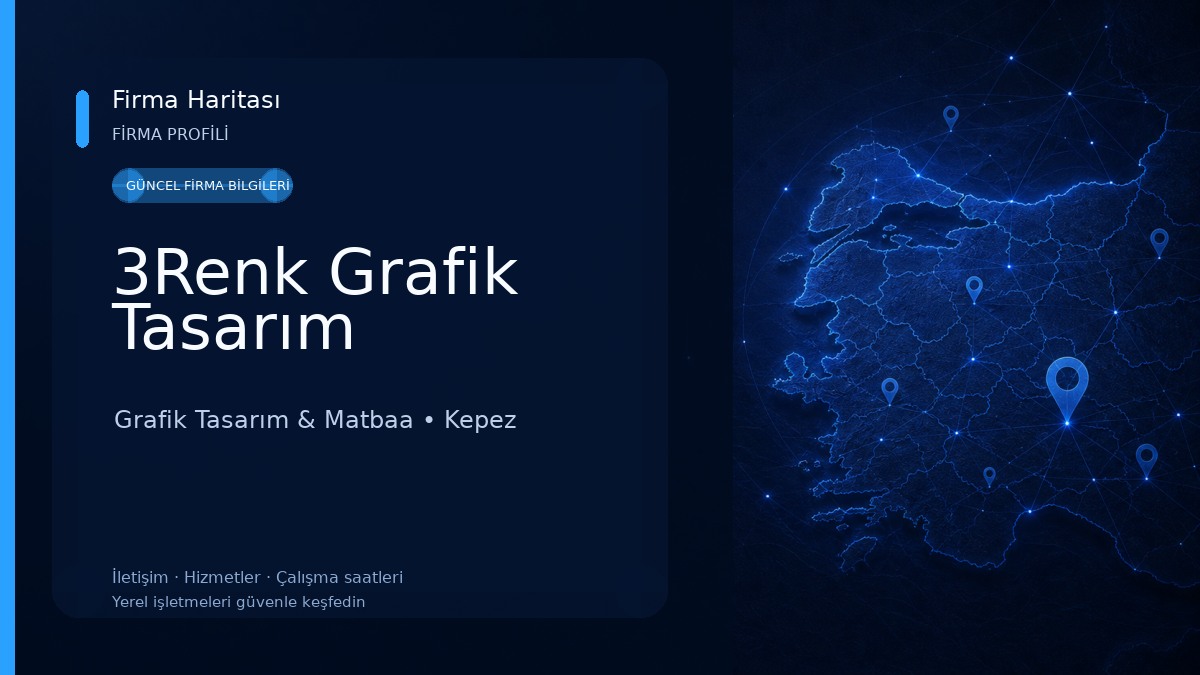 3Renk Grafik Tasarım Grafik Tasarım & Matbaa
