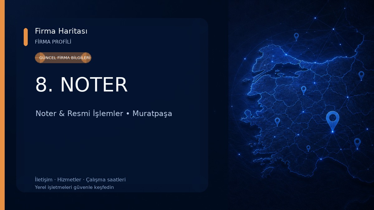8. NOTER Noter & Resmi İşlemler