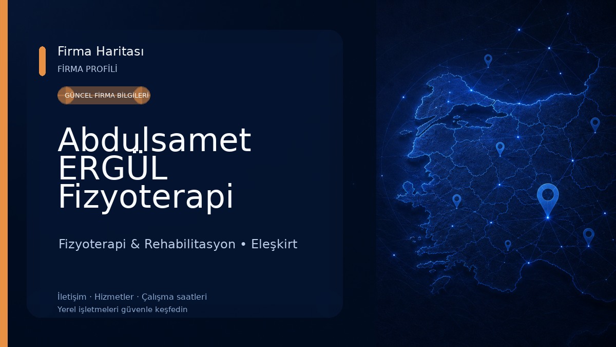 Abdulsamet ERGÜL Fizyoterapi kliniği 