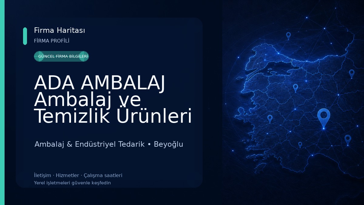 ADA AMBALAJ Ambalaj ve Temizlik Ürünleri 