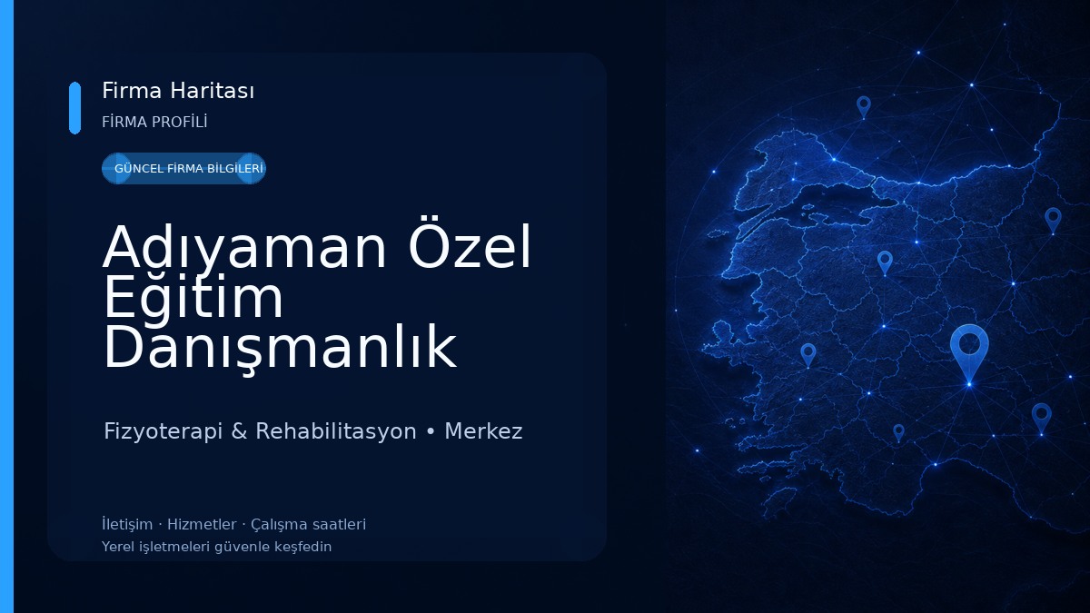 Adıyaman Özel Eğitim Danışmanlık Merkezi 