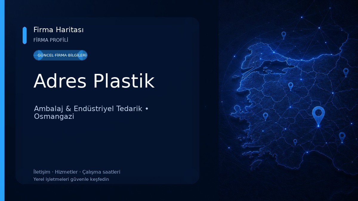 Adres Plastik Ambalaj & Endüstriyel Tedarik