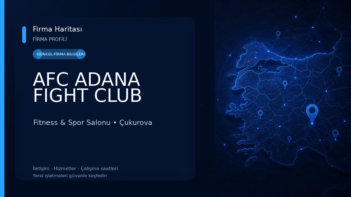 AFC ADANA FIGHT CLUB Fitness & Spor Salonu