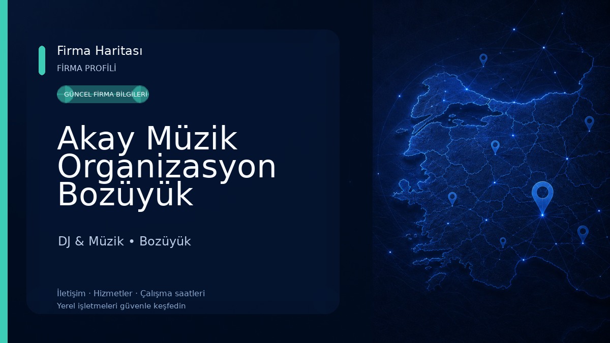 Akay Müzik Organizasyon Bozüyük DJ & Müzik