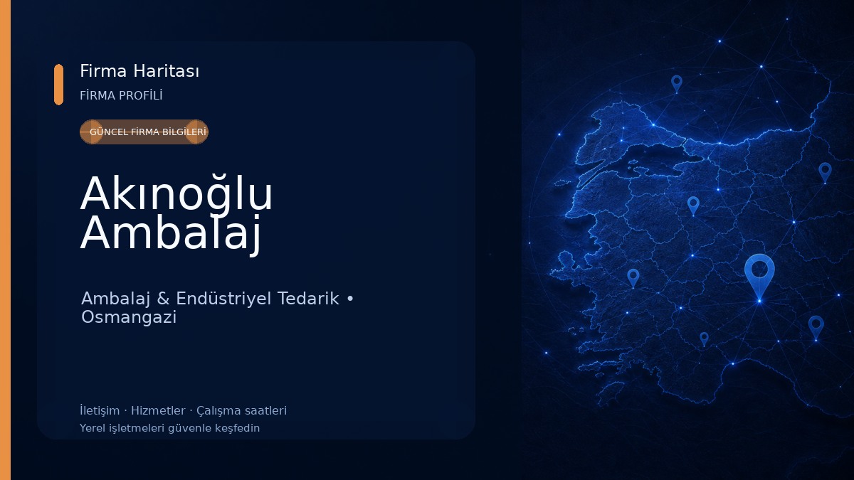 Akınoğlu Ambalaj Ambalaj & Endüstriyel Tedarik