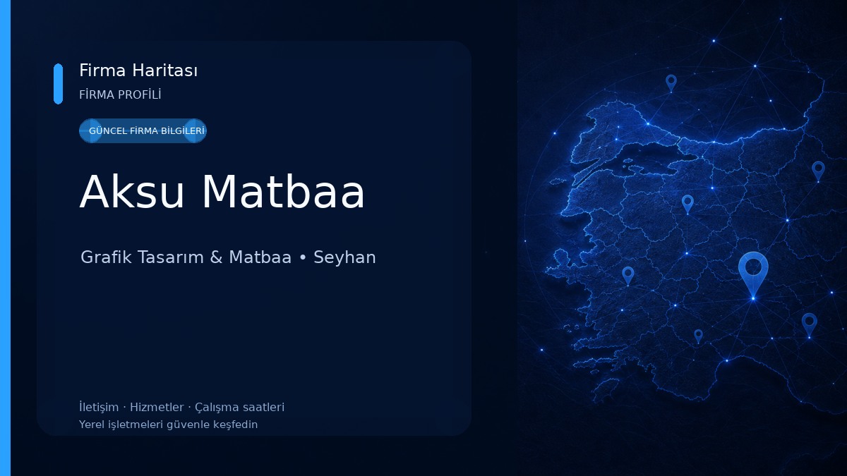 Aksu Matbaa Grafik Tasarım & Matbaa