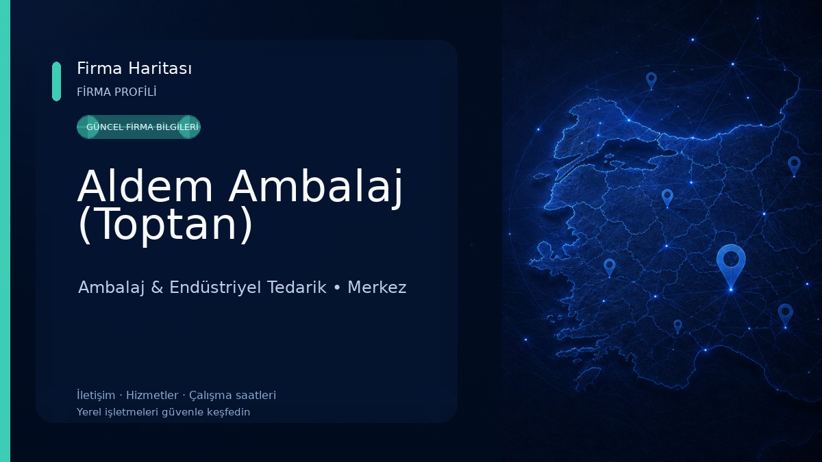 Aldem Ambalaj (Toptan) Ambalaj & Endüstriyel Tedarik