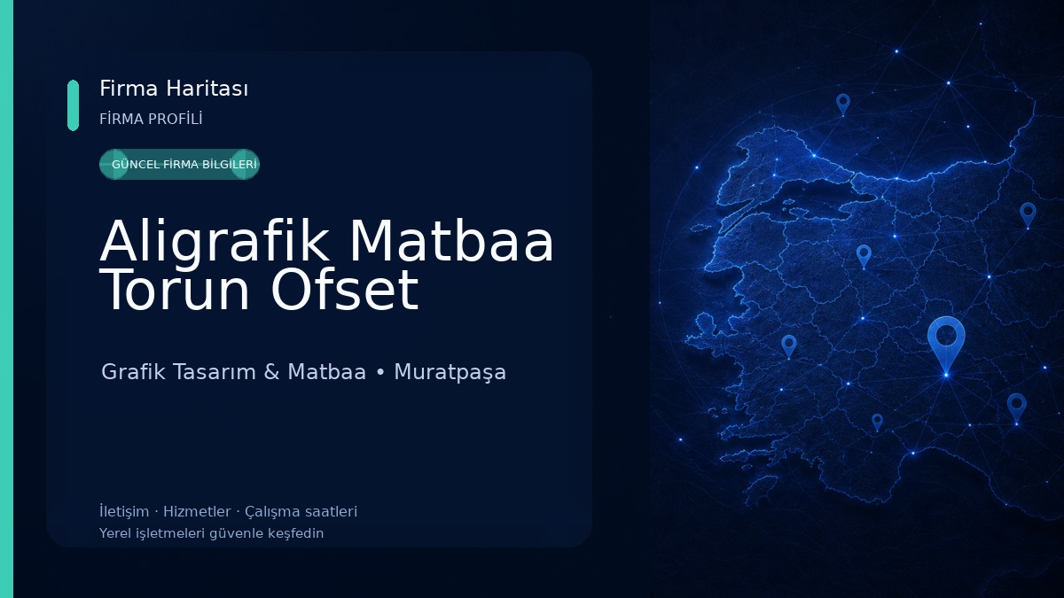 Aligrafik Matbaa Torun Ofset Grafik Tasarım & Matbaa