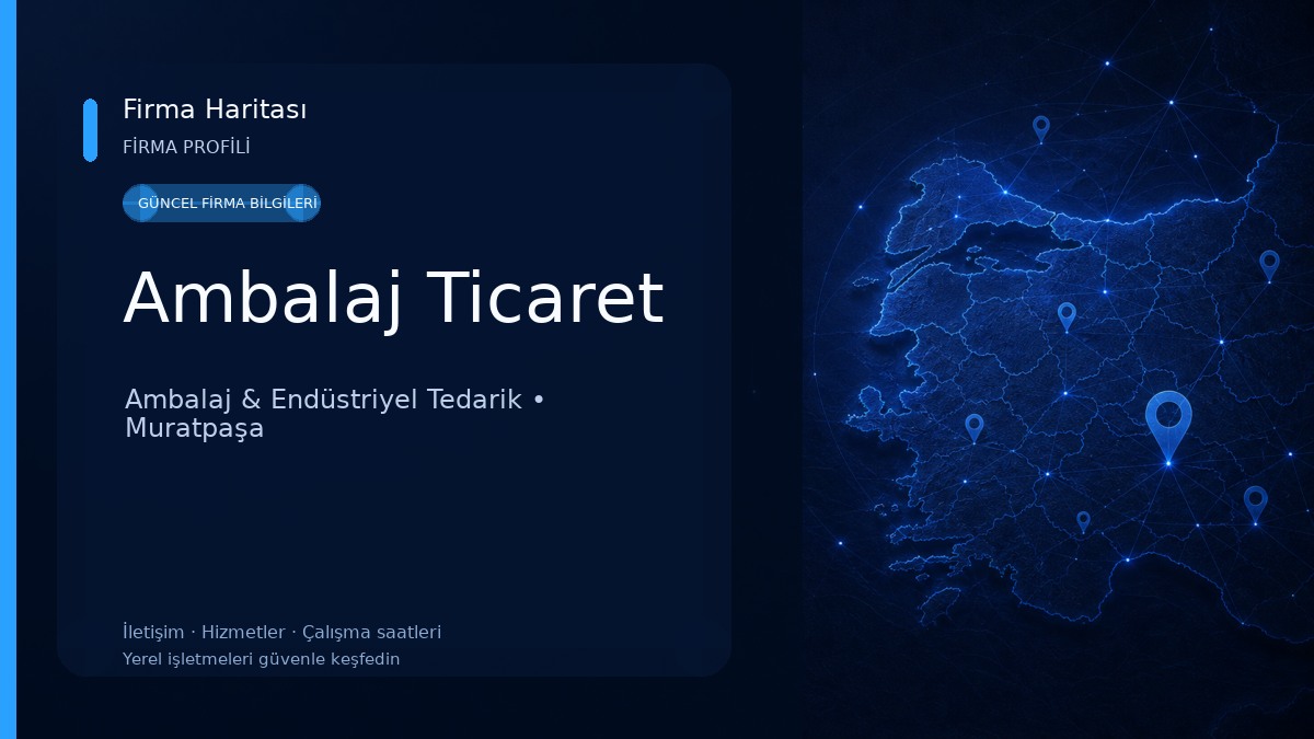 Ambalaj Ticaret Ambalaj & Endüstriyel Tedarik