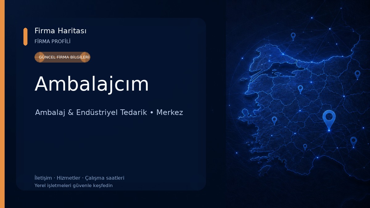 Ambalajcım Ambalaj & Endüstriyel Tedarik
