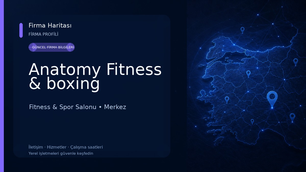 Anatomy Fitness & boxing Fitness & Spor Salonu