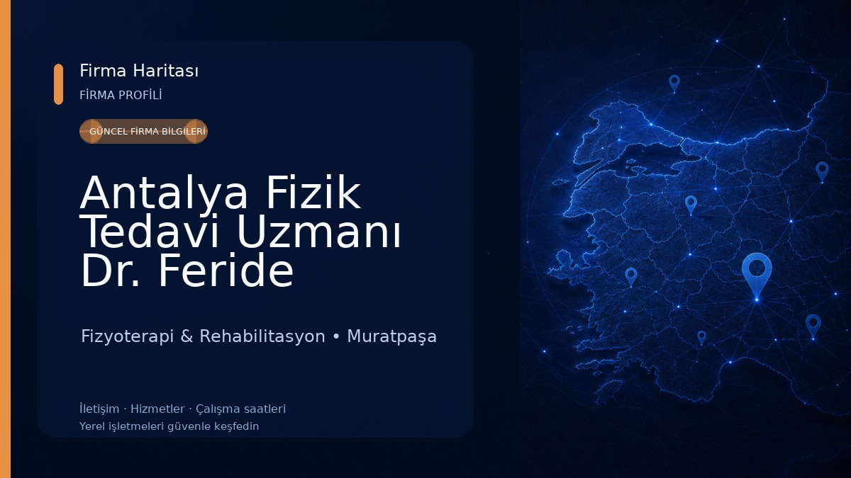 Antalya Fizik Tedavi Uzmanı Dr. Feride Ekimler Süslü , Antalya Ozon Tedavisi Fizyoterapi & Rehabilitasyon