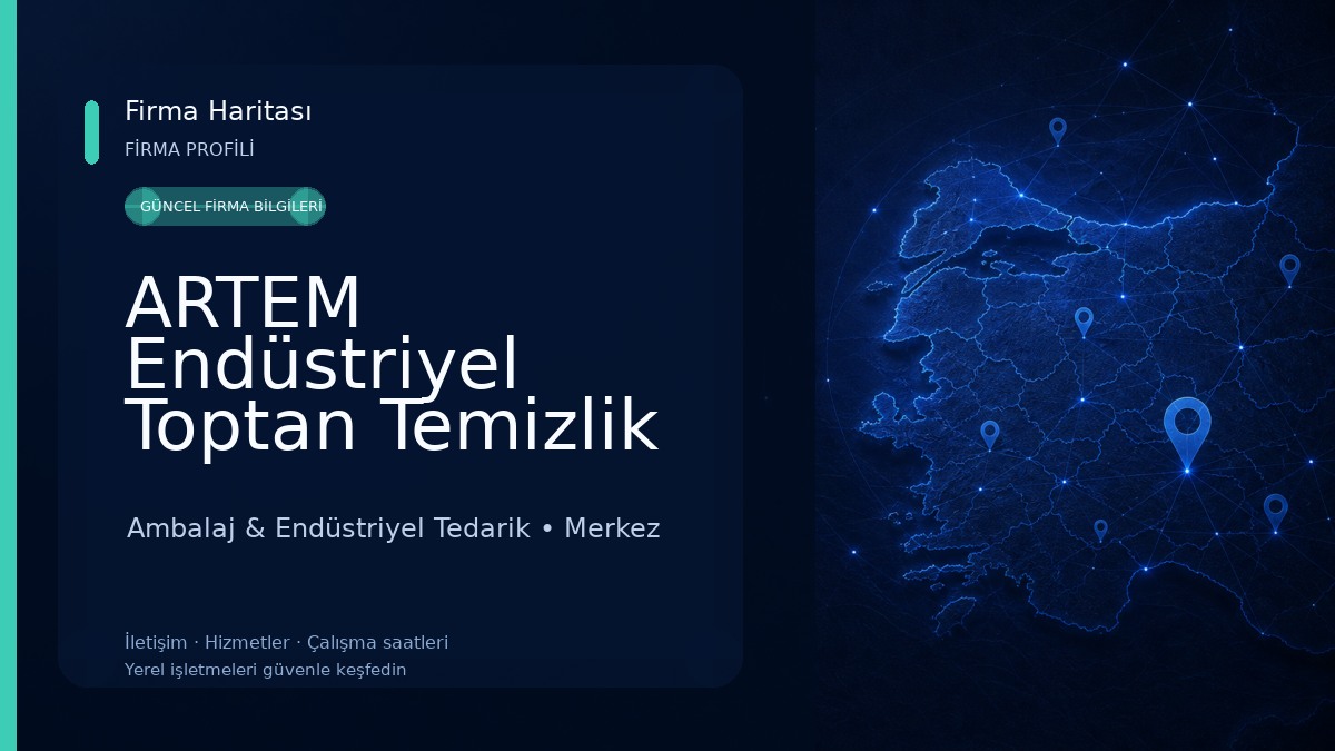 ARTEM Endüstriyel Toptan Temizlik Ürünleri 