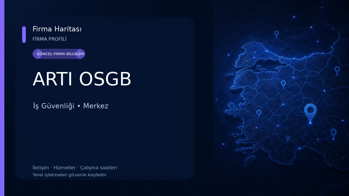 ARTI OSGB İş Güvenliği