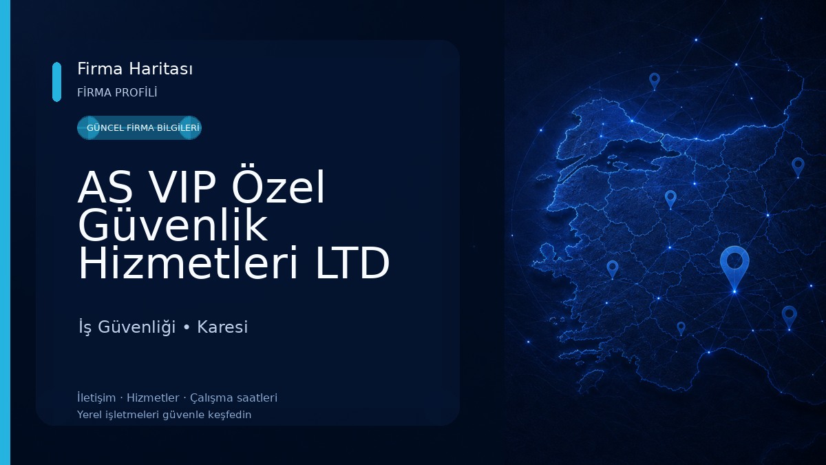 AS VIP Özel Güvenlik Hizmetleri LTD ŞTİ İş Güvenliği