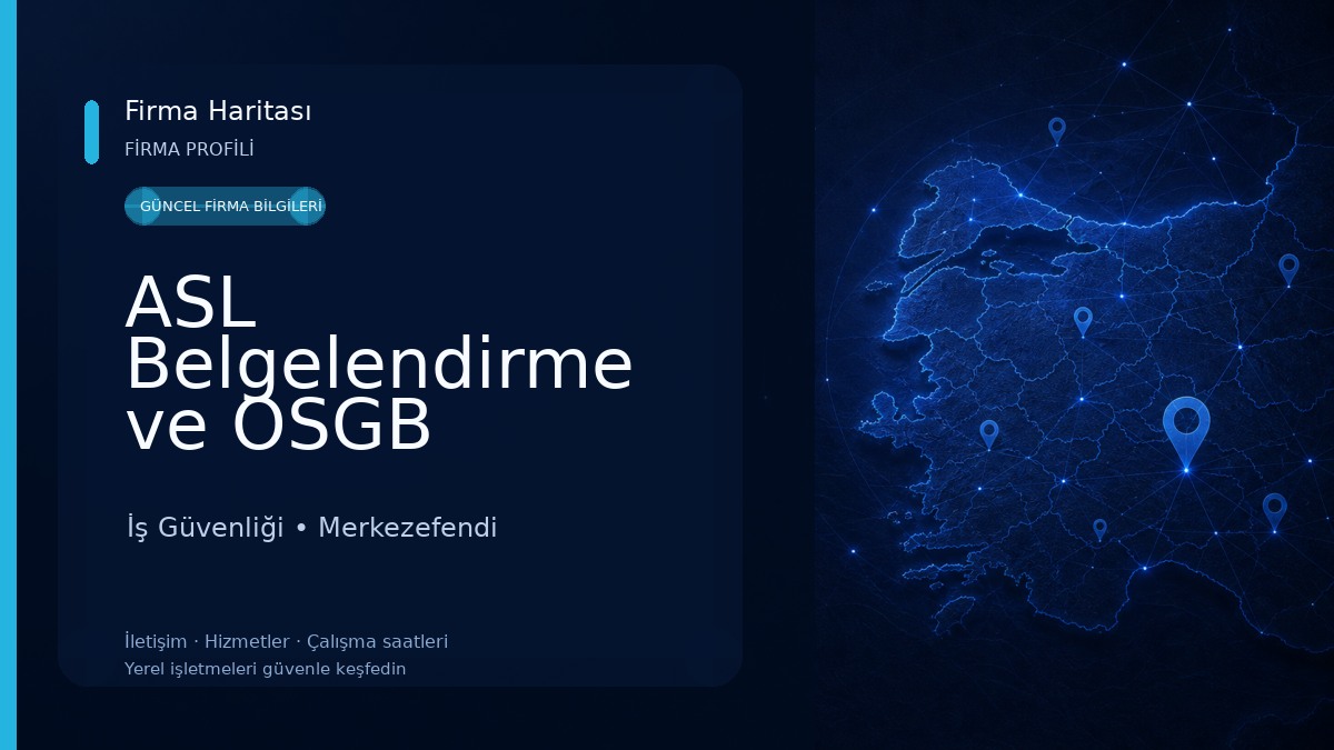ASL Belgelendirme ve OSGB İş Güvenliği
