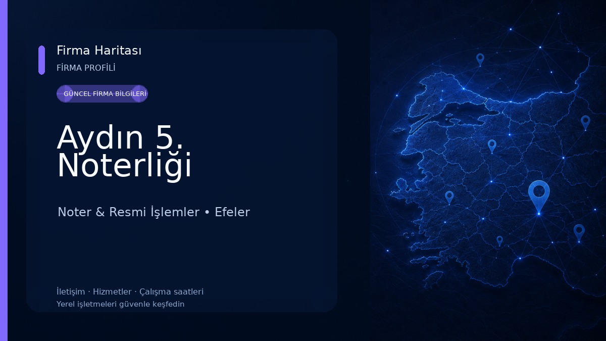 Aydın 5. Noterliği 