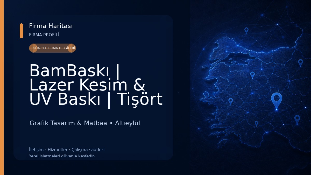 BamBaskı | Lazer Kesim & UV Baskı | Tişört & Tekstil Baskı | Promosyon Ürünler | Plaket Baskı | Cam Baskı | Taş Baskı | Grafik Tasarım & Matbaa