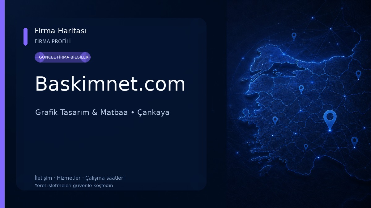 Baskimnet.com Grafik Tasarım & Matbaa