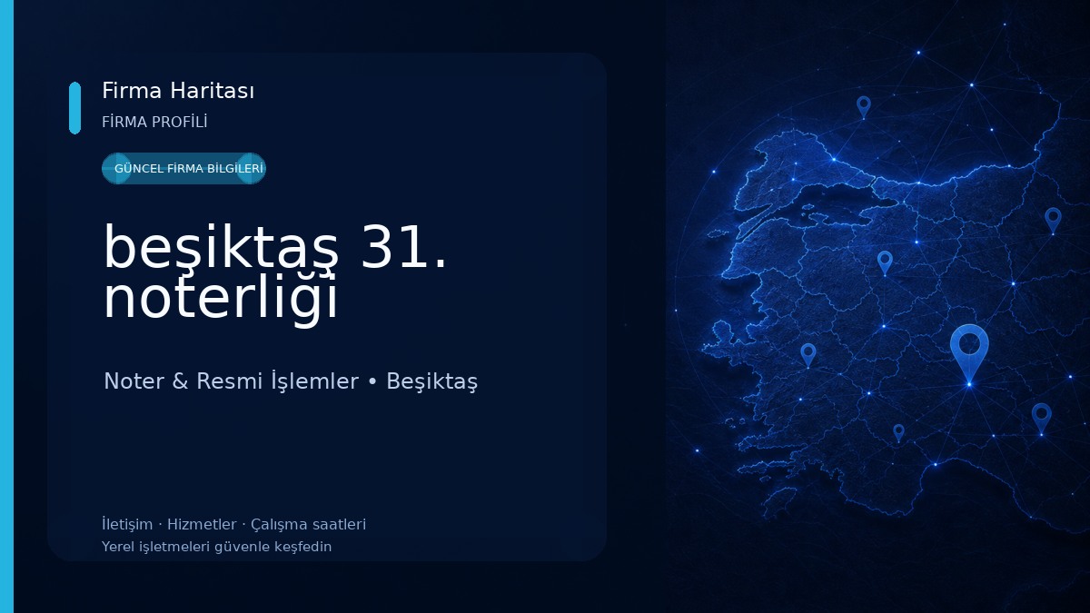 beşiktaş 31. noterliği 