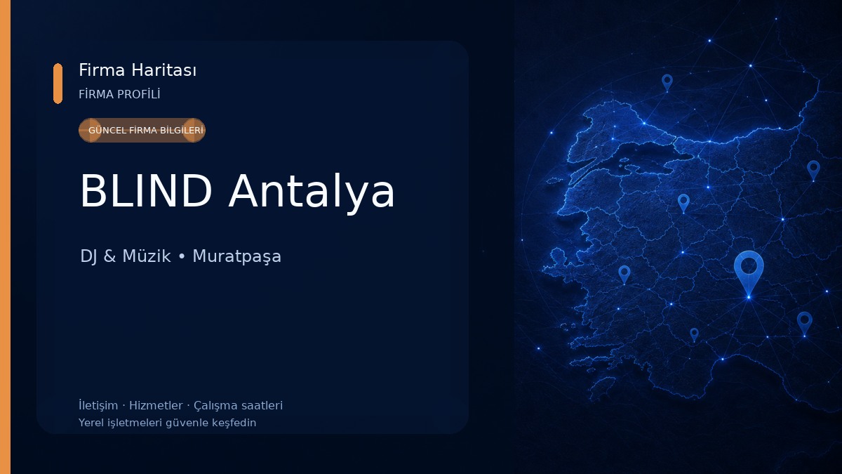 BLIND Antalya DJ & Müzik