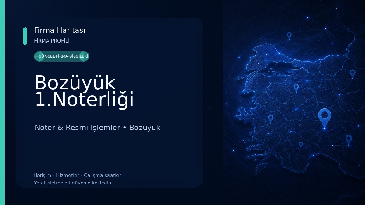 Bozüyük 1.Noterliği 