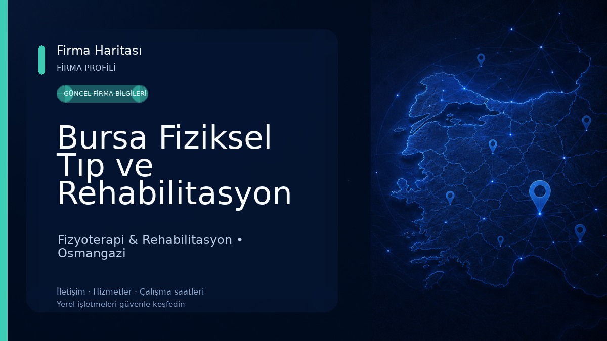 Bursa Fiziksel Tıp ve Rehabilitasyon Uzm. Dr. Nurten Küçükçakır Fizyoterapi & Rehabilitasyon