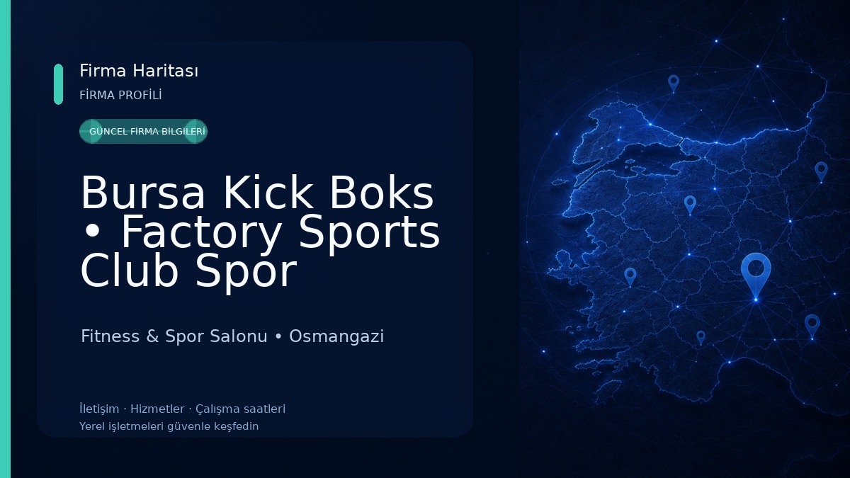 Bursa Kick Boks • Factory Sports Club Spor Kulübü Fitness & Spor Salonu