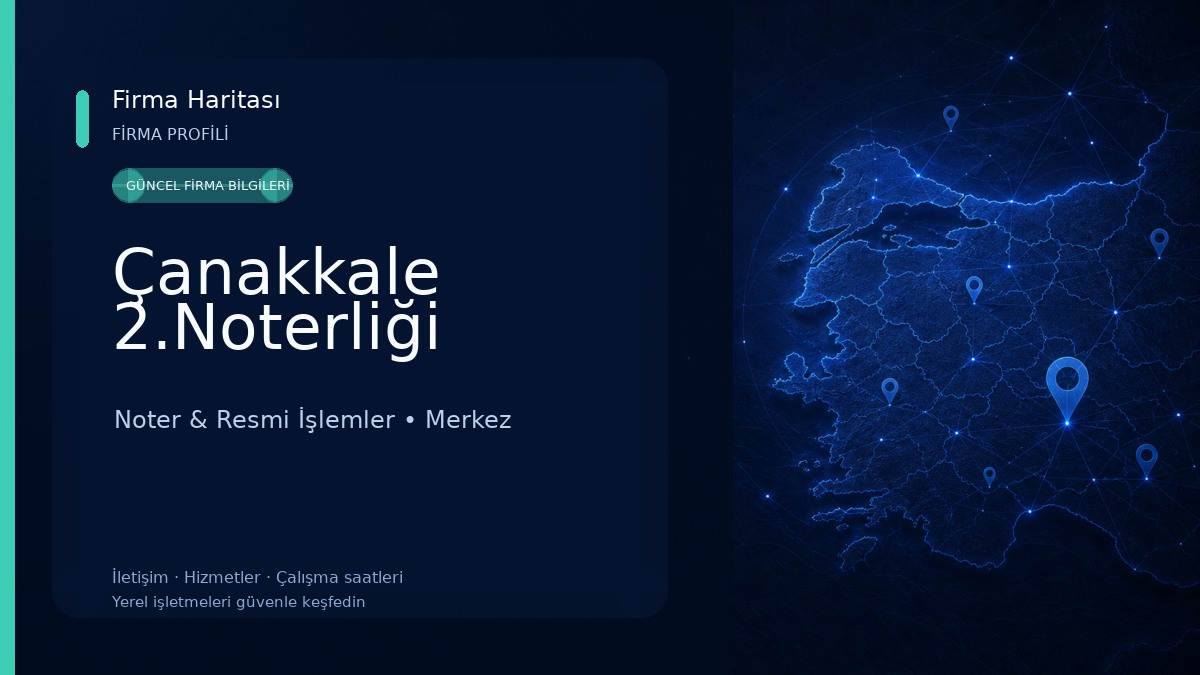 Çanakkale 2.Noterliği 