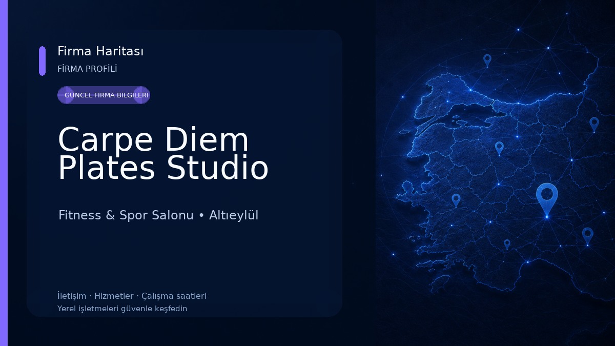 Carpe Diem Plates Studio Fitness & Spor Salonu