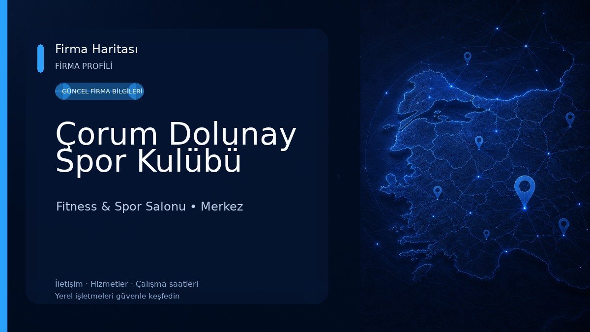 Çorum Dolunay Spor Kulübü Fitness & Spor Salonu