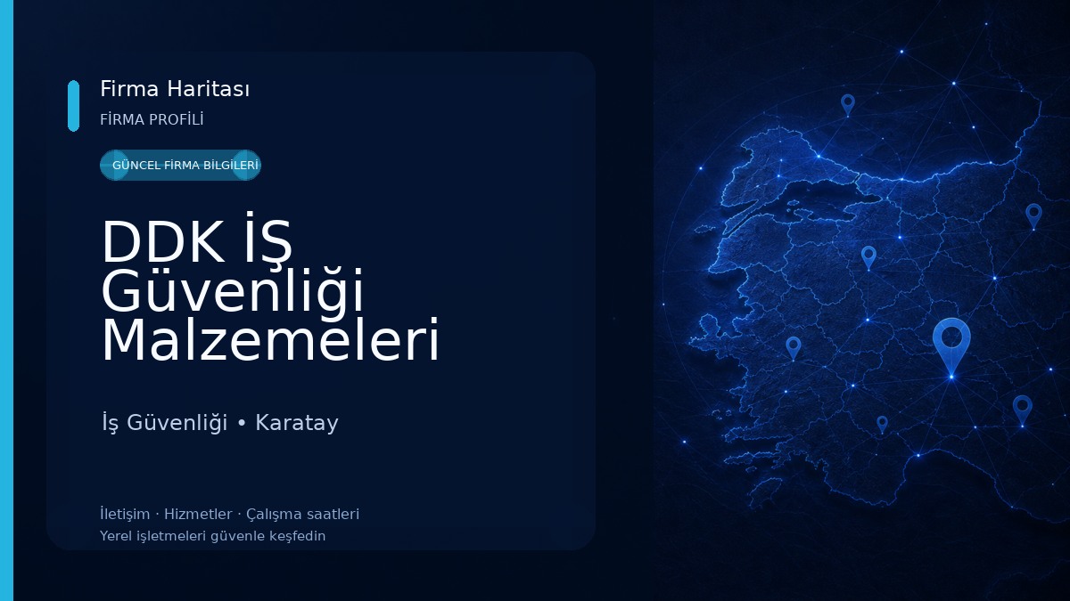 DDK İŞ Güvenliği Malzemeleri İş Güvenliği