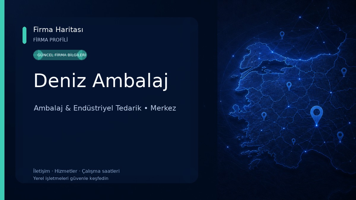 Deniz Ambalaj Ambalaj & Endüstriyel Tedarik