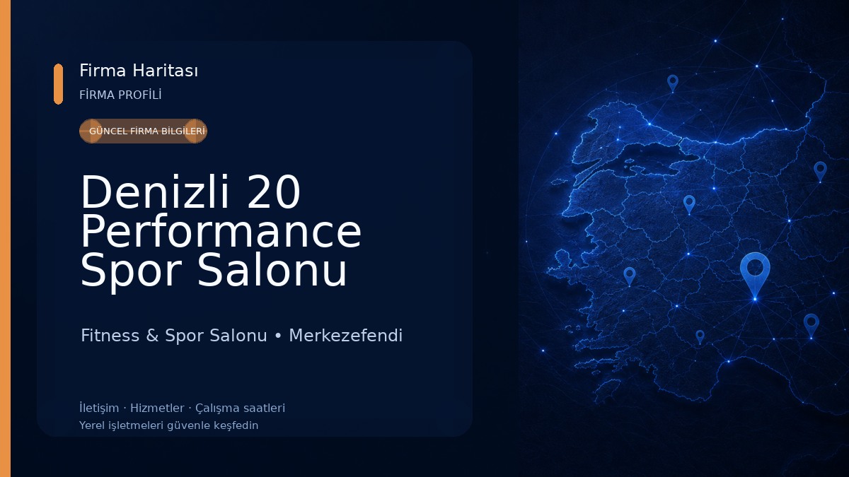 Denizli 20 Performance Spor Salonu Fitness & Spor Salonu