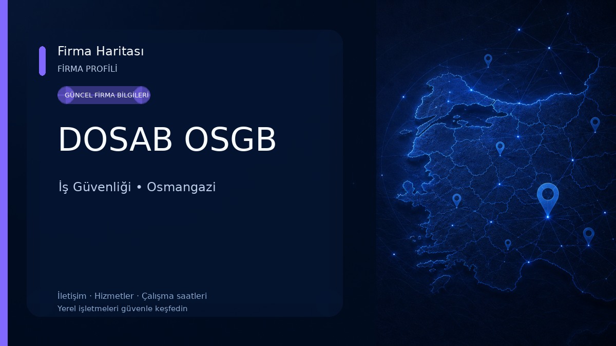 DOSAB OSGB İş Güvenliği