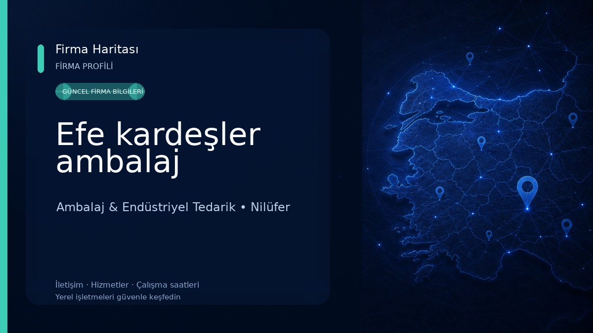 Efe kardeşler ambalaj Ambalaj & Endüstriyel Tedarik