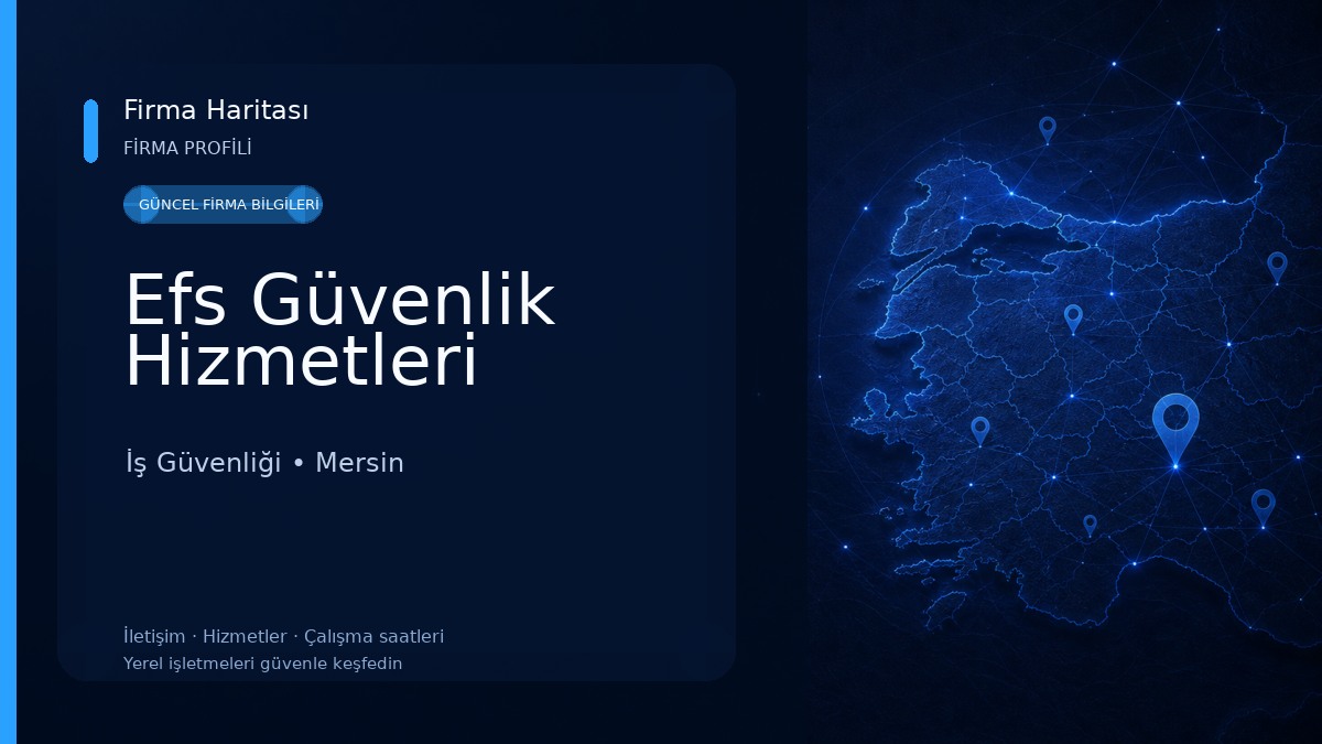 Efs Güvenlik Hizmetleri İş Güvenliği