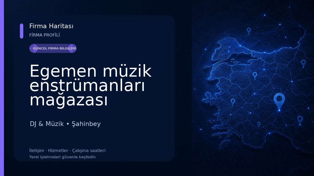 Egemen müzik enstrümanları mağazası 