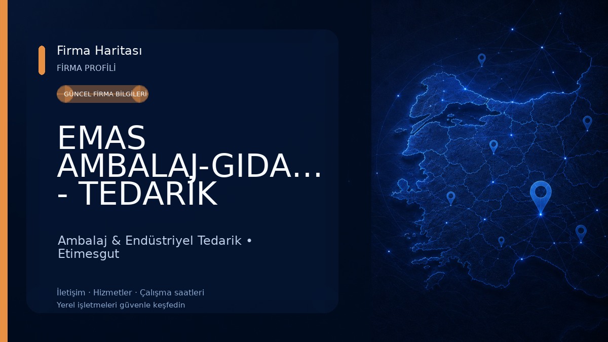 EMAS AMBALAJ-GIDA-TEMİZLİK - TEDARİK Ambalaj & Endüstriyel Tedarik