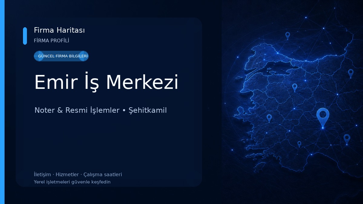 Emir İş Merkezi Noter & Resmi İşlemler