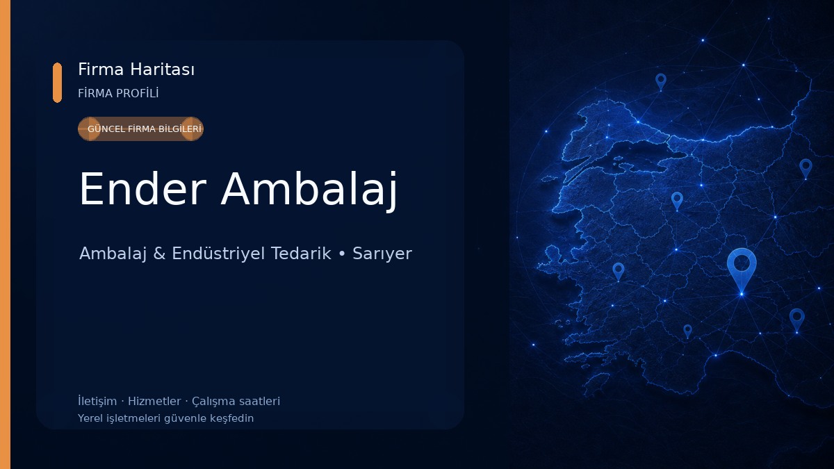 Ender Ambalaj Ambalaj & Endüstriyel Tedarik