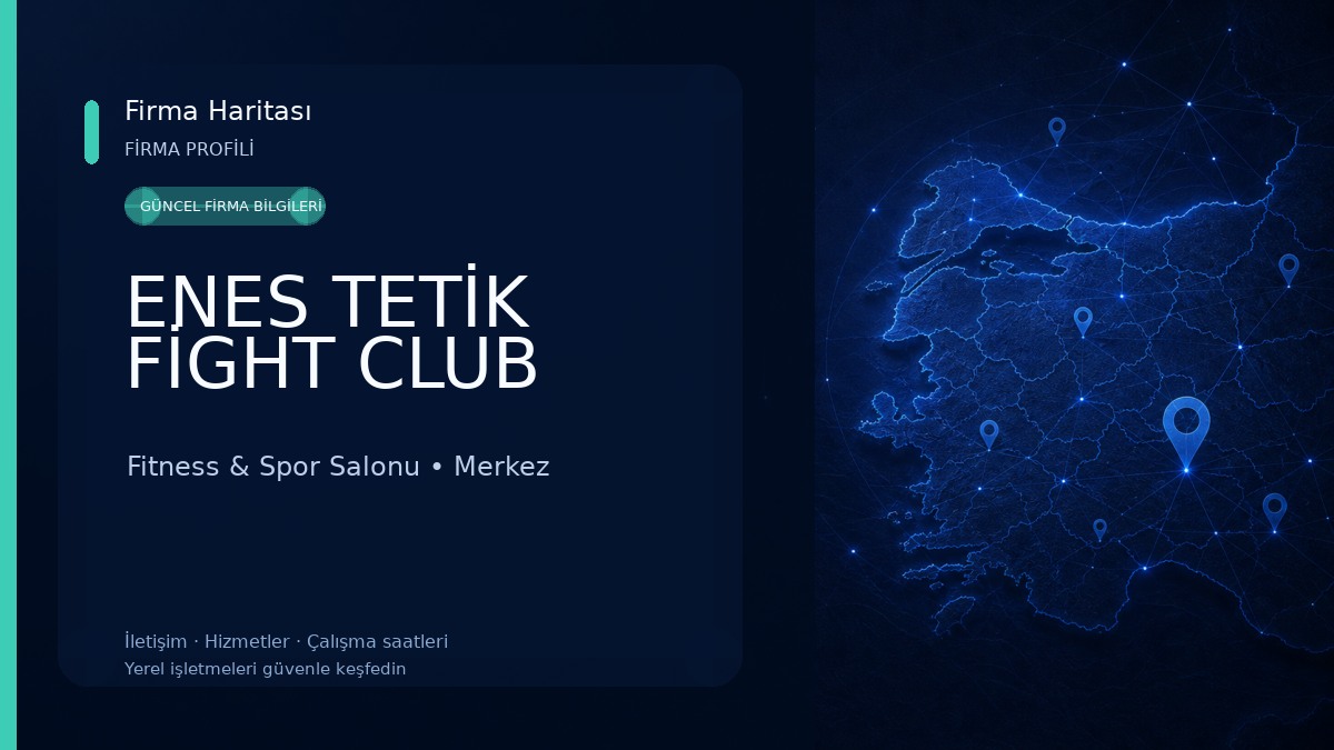 ENES TETİK FİGHT CLUB 