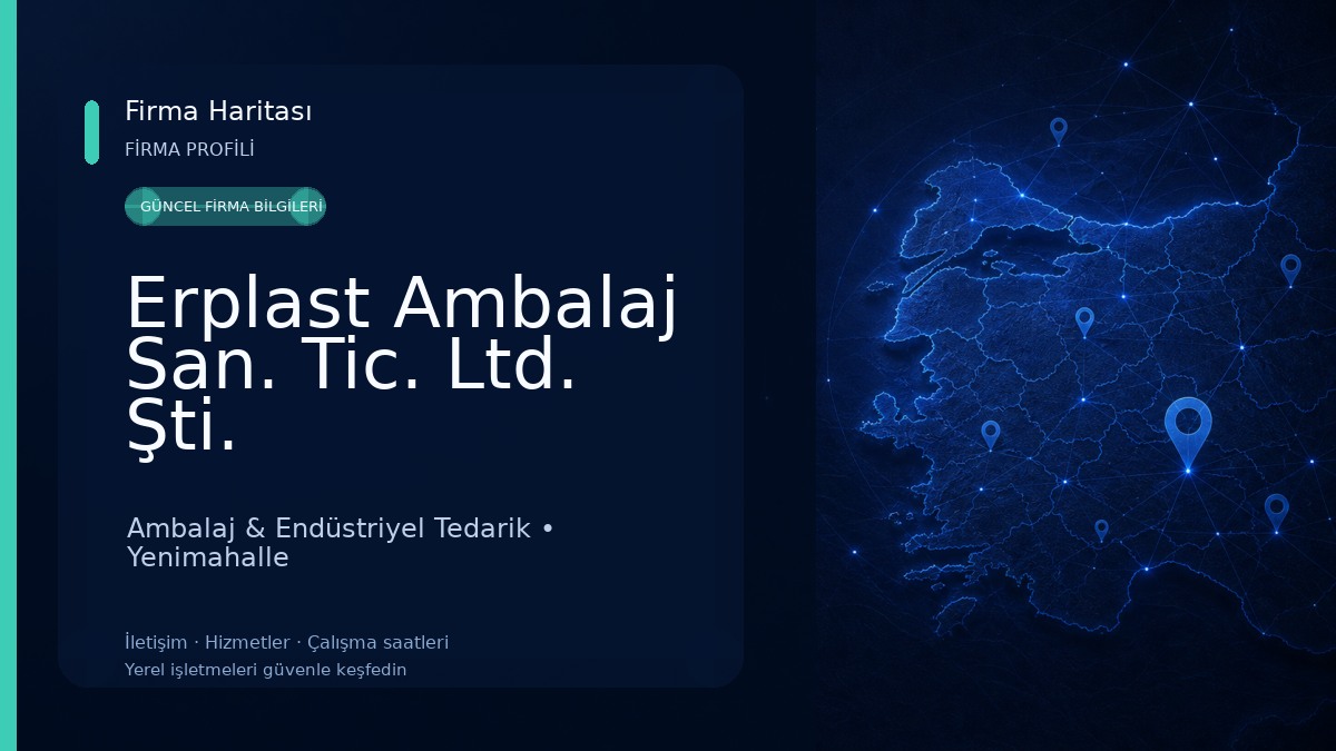 Erplast Ambalaj San. Tic. Ltd. Şti. Ambalaj & Endüstriyel Tedarik