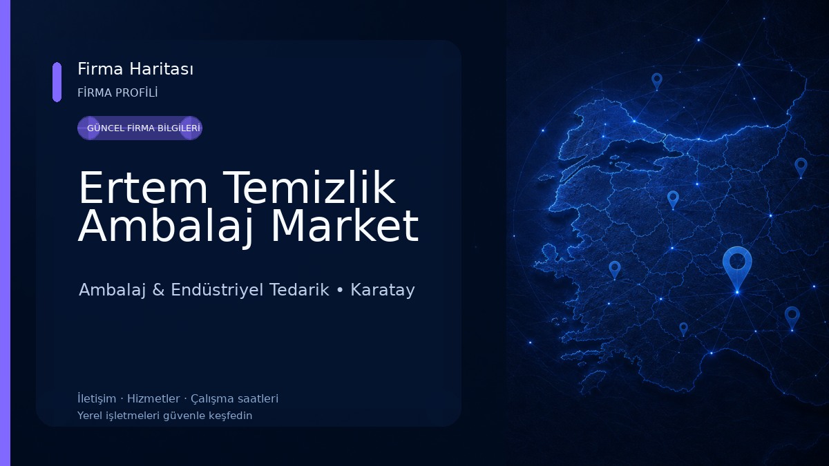 Ertem Temizlik Ambalaj Market 