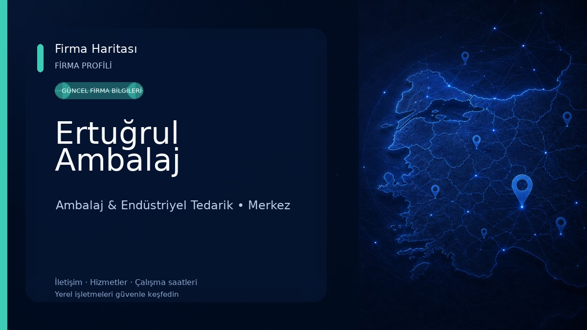 Ertuğrul Ambalaj Ambalaj & Endüstriyel Tedarik