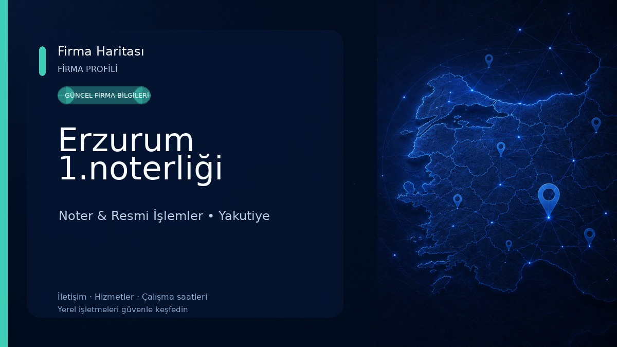 Erzurum 1.noterliği 