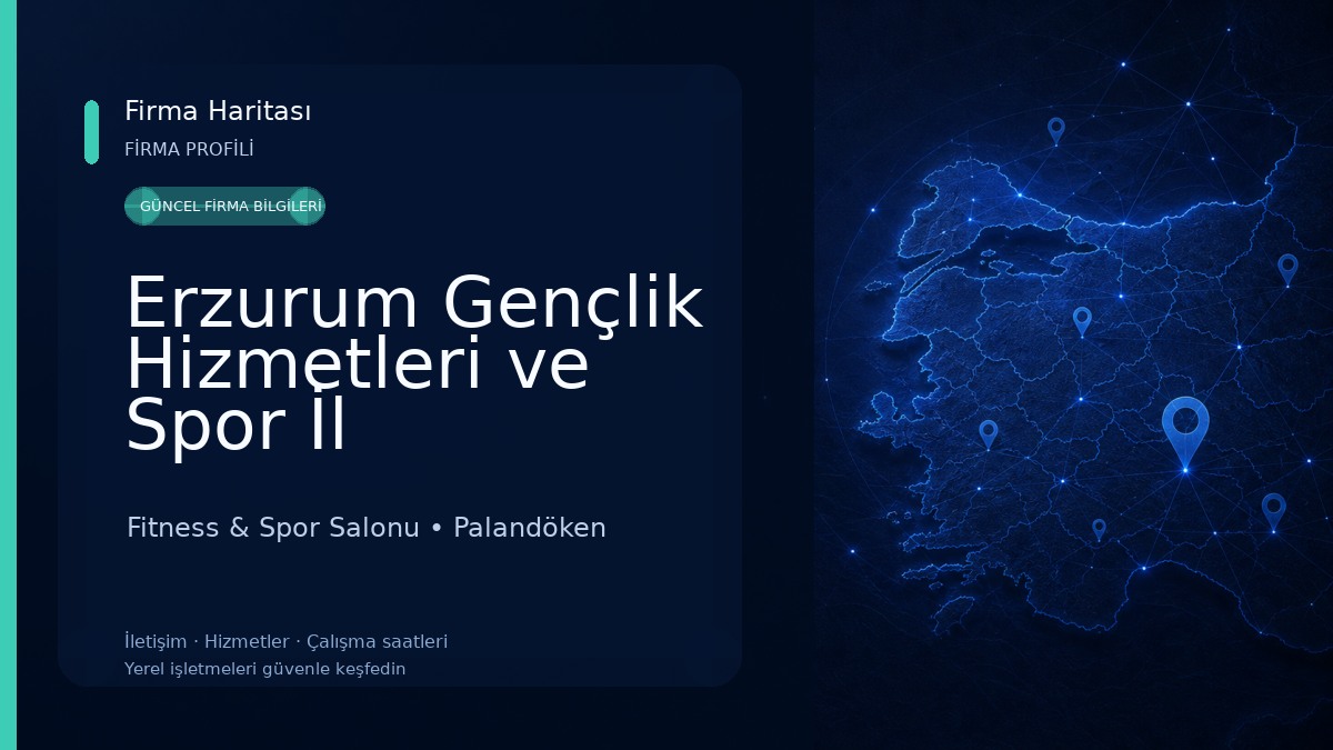Erzurum Gençlik Hizmetleri ve Spor İl Müdürlüğü Palandöken Spor Salonu Fitness & Spor Salonu